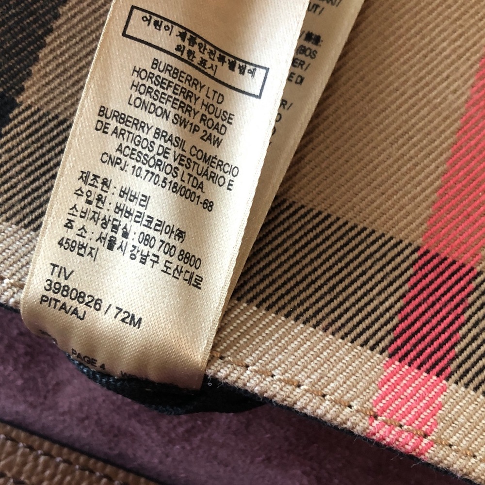 EUC Burberry Macken Tan Crossbody Bag - Picture 11 of 15